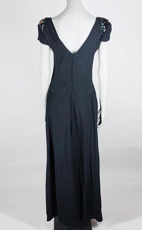 1940s Eisenberg Original Sequined Gown - Floria Vintage