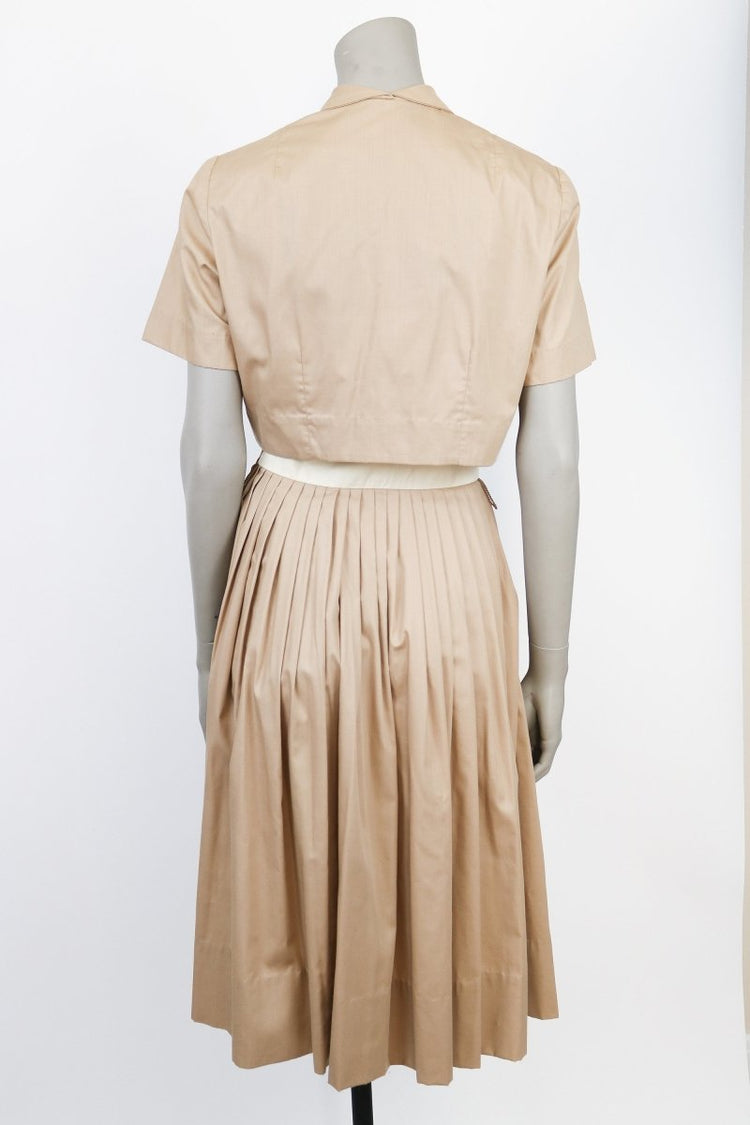 1950s Color Block Bolero Dress - Floria Vintage