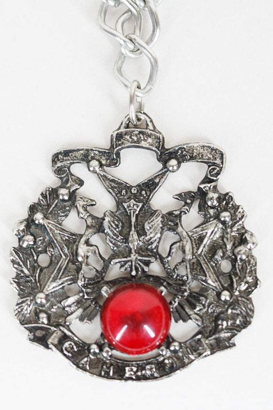 1960s Family Crest Medallion Necklace - Floria Vintage
