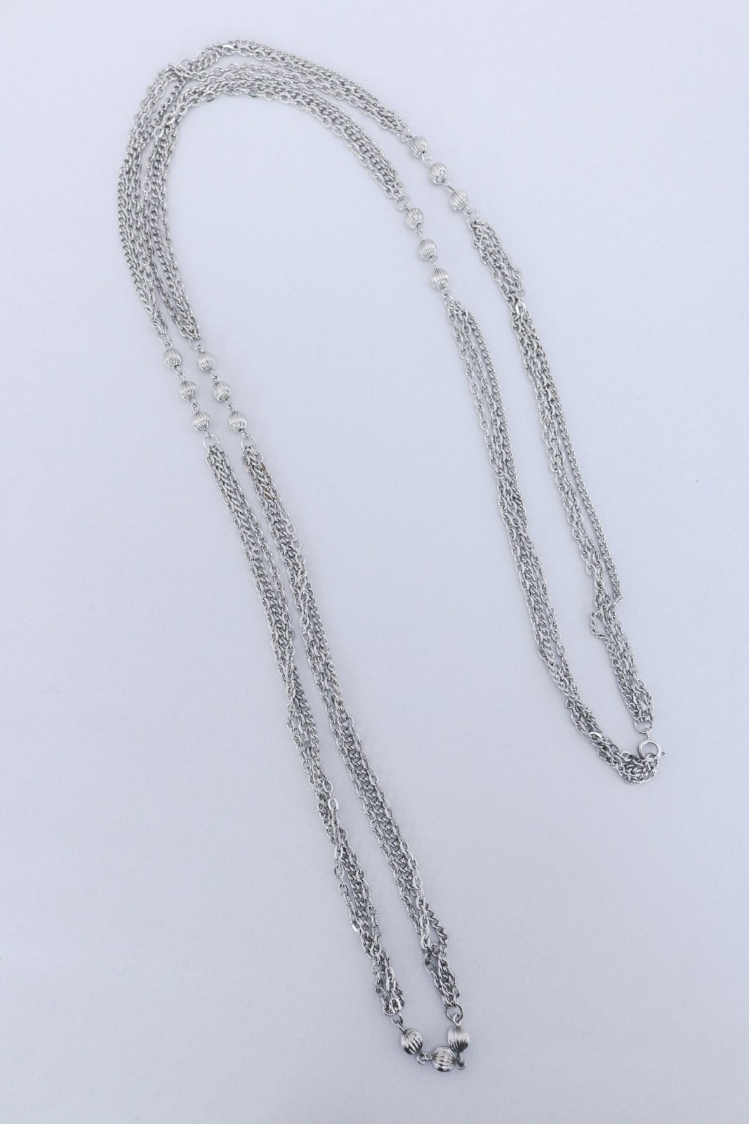 1970s Extra Long Multi-Chain Necklace - Floria Vintage