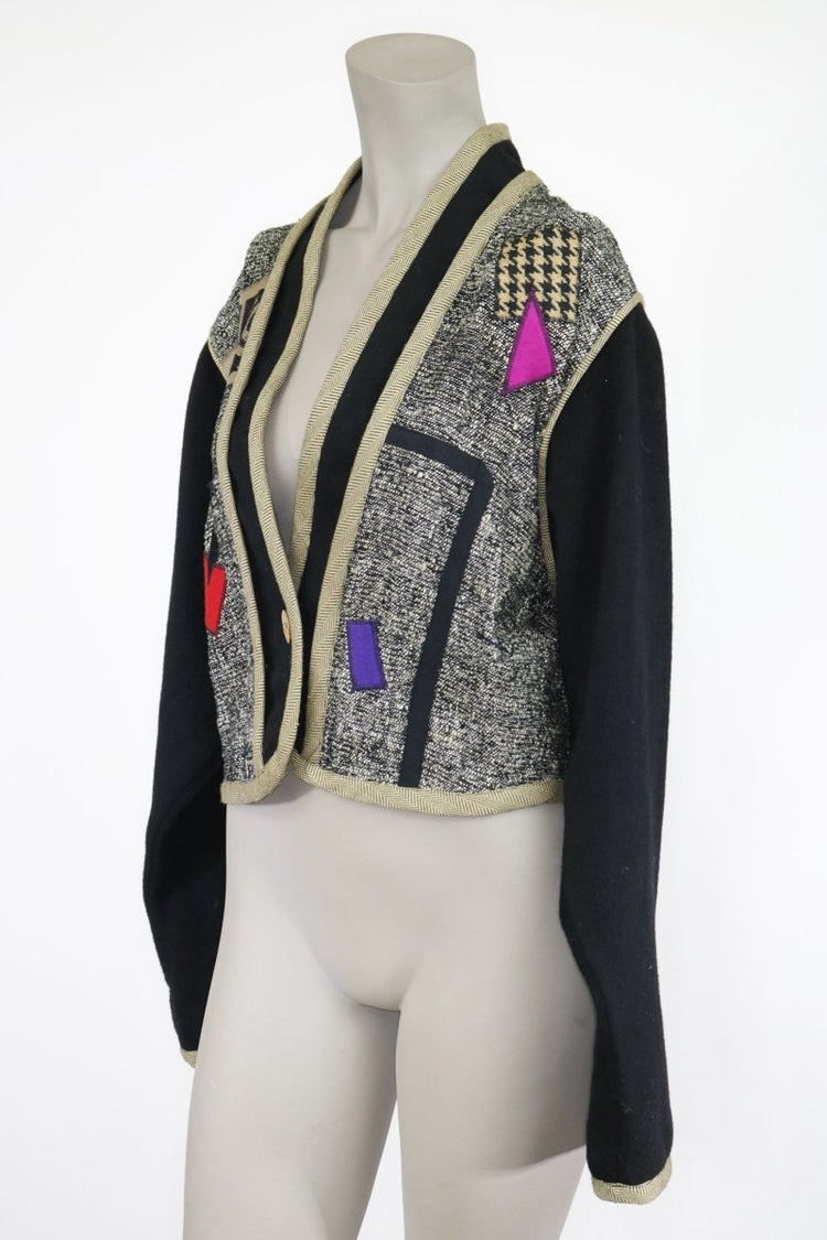 1990s Arty Designer Casual Jacket - Floria Vintage