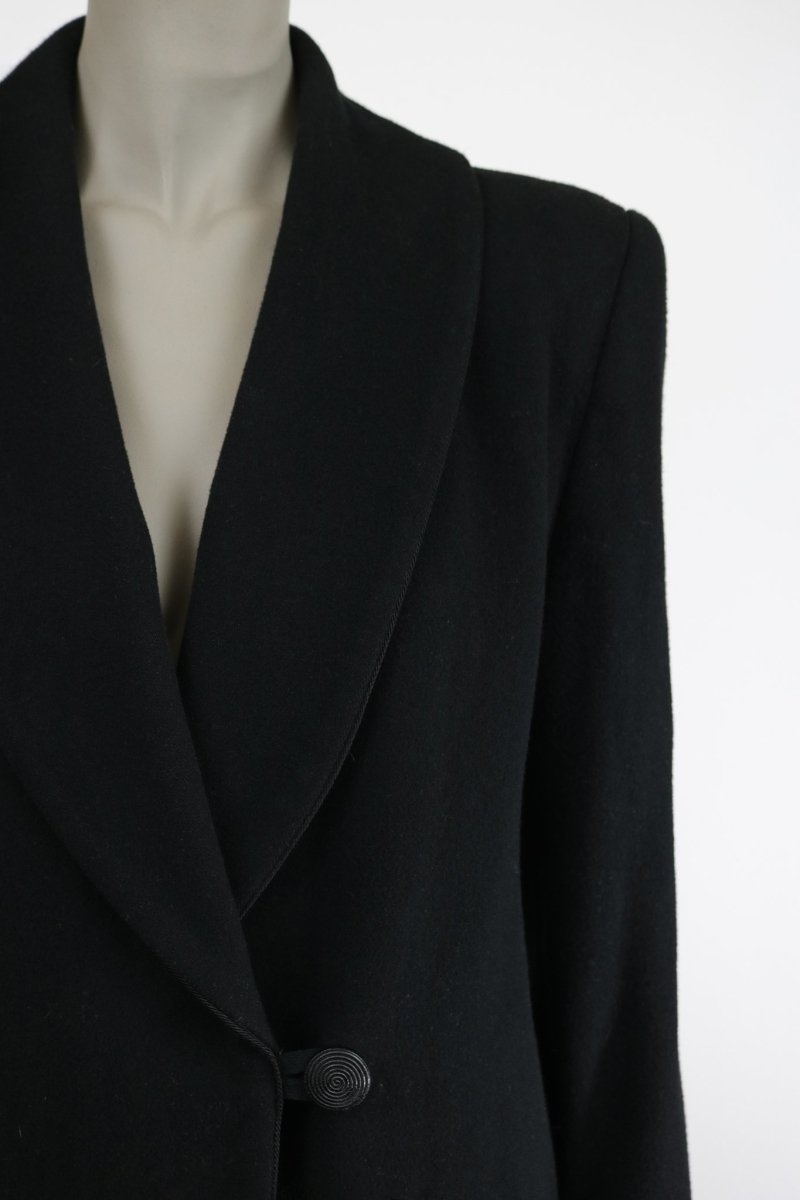 1990s Designer Boyfriend Overcoat - Floria Vintage