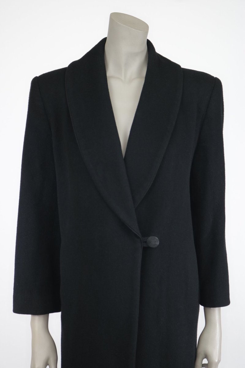 1990s Designer Boyfriend Overcoat - Floria Vintage